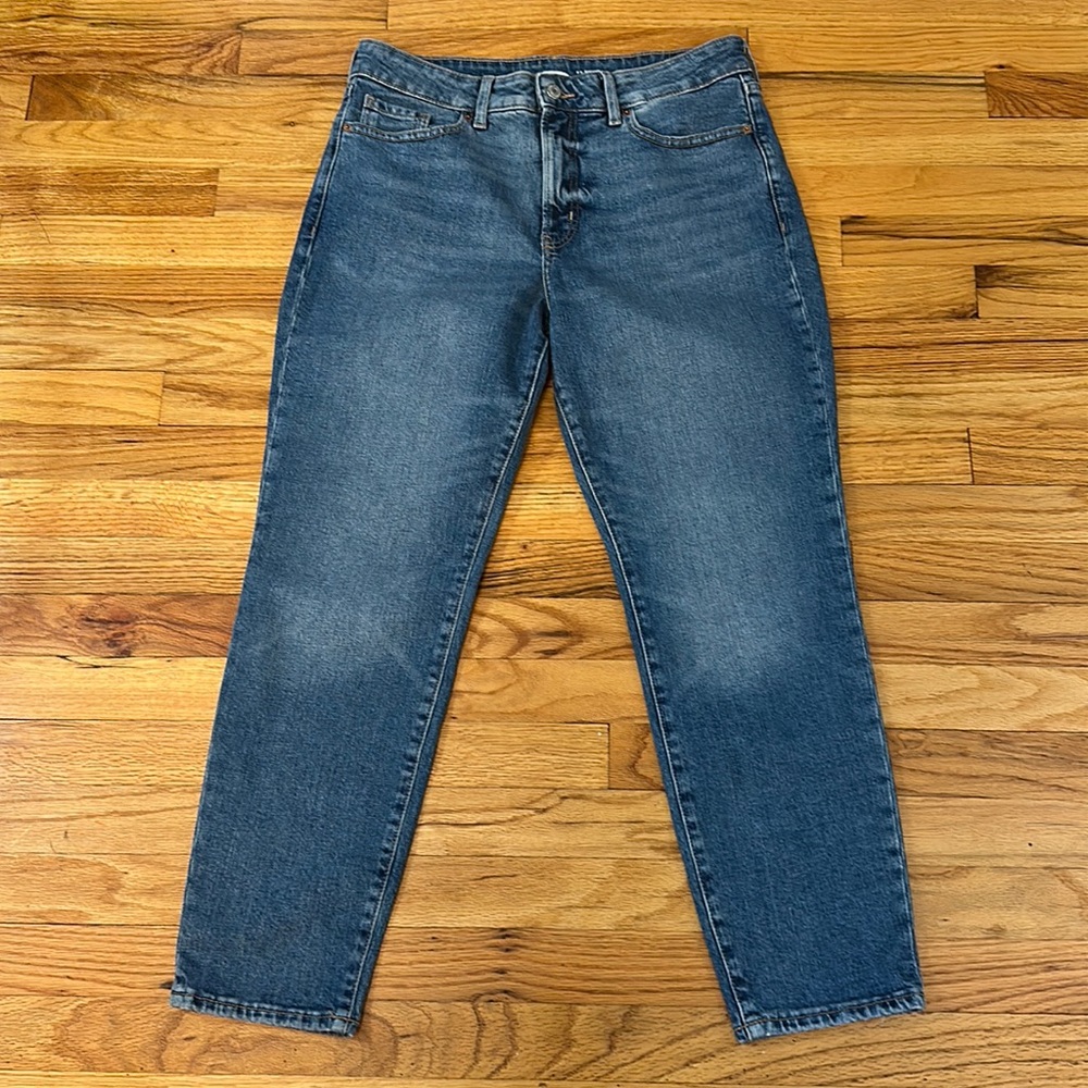Old Navy Straight Leg Hi Rise Jeans Sz 10